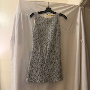 Alice + Olivia Black and White Mini Dress